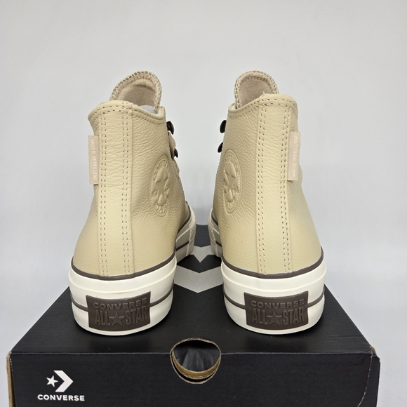 New Chuck Tayor All Star Lift Platform Weatherized Leather Shoes Womens Size 7.5 - Picture 5 of 8